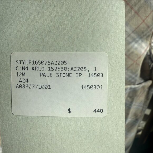 Burberry Check Cotton Playsuit 12M Baby/Toddler - Picture 2 of 4